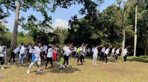 PWD Health Walk at Aburi | Promoting Staff Wellness in Ghana